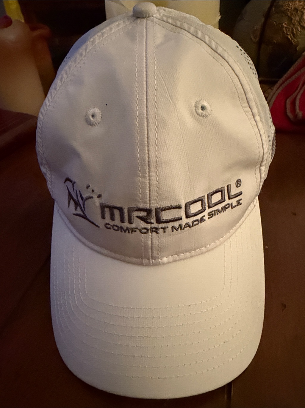 Mrcool White Logo Baseball Cap